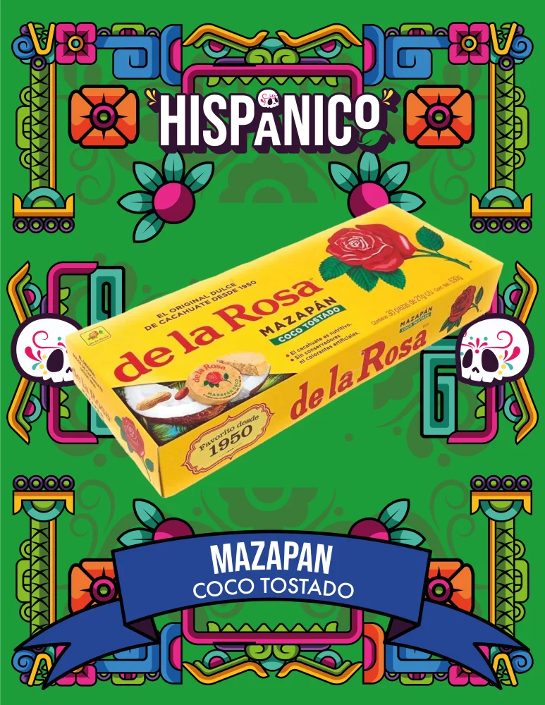 Mazapán Coco Tostado de la Rosa 21 g