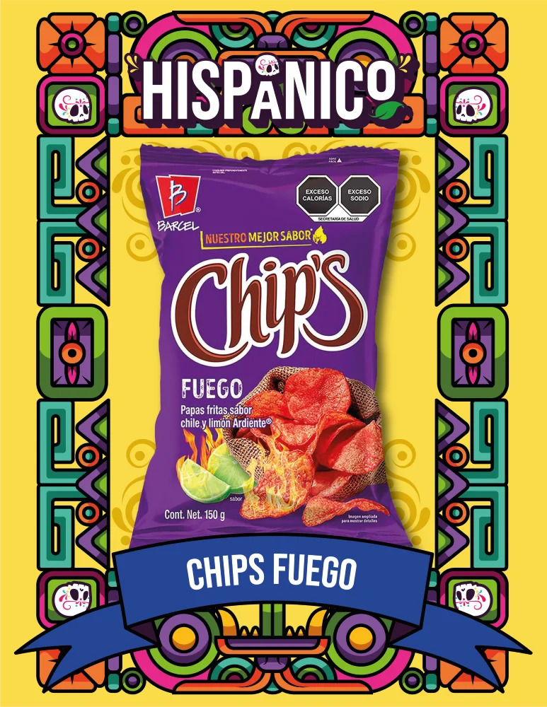 Chips Fuego Barcel 55 g