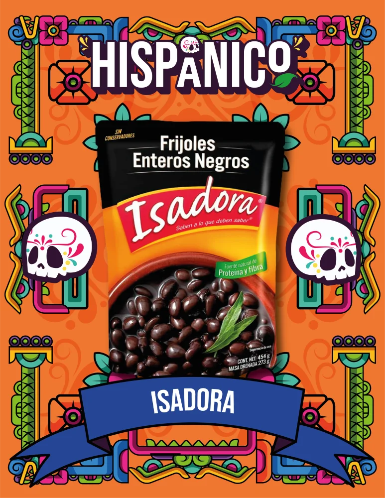 Frijoles Enteros Negros Isadora 454 g