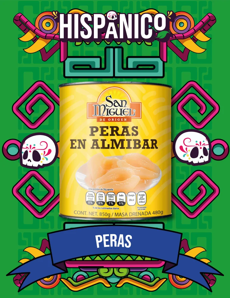 Peras en Almíbar San Miguel 850g
