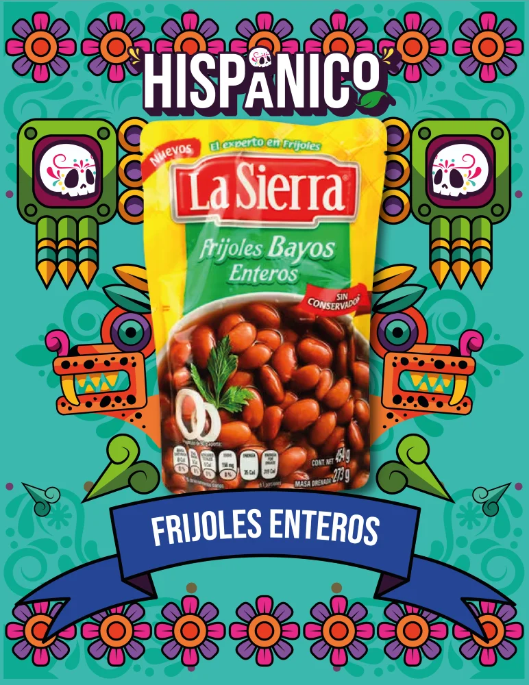 Frijoles Bayos Enteros La Sierra 454g